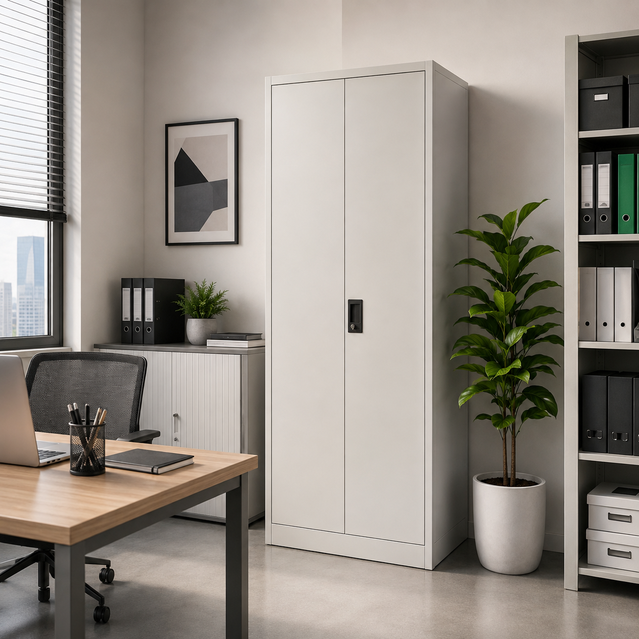 TreeJar Metal file closed cabinet Skyland STEL SSC - 15